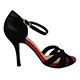 Entonces T-Shoes Inca RougeNoir Italian Women's Shoes - Model EIRN-rdbckx9 Black & Red Combo Suede Leather Shoes on Heel 9 (also available Heel 7)