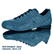 Schizzo Tacco Sneakers Camoscio Glitter Jeans - Italian Men Dance Sneakers model SznkCGJx1p8