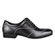 Tangolera 100 Nero Old Fashion New Men Italian Men's Shoes Model TBA110stmpmscx2p2 Classic Black Wingtip Oxford Nappa Shoes with fine white sewing decorative details on Heel 2.2