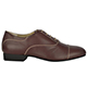 Tangolera Brulè - Italian Men Shoes model TBbrl105bwnx2p2, brown smooth napa, heel 2.2