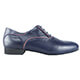 Tangolera 105b Nappa Blue Wide Men Italian Men's Shoes - Model TBA105bNWblux2p2 Blue Napa Oxford Shoes on a wide format (pianta larga) on Heel 2.2