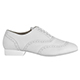 Tangolera 109 Different Air/White Men Italian Men's Shoes - Model TBAdaw109whtx2p2 Pure White Nappa Uppers Quarter Brogue Oxford Shoes on Heel 2.2