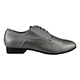 Tangolera 110 Acciaio Men Italian Men's Shoes - Model TBAacc110slvgrx2p2 Silver Steel pattern front with gray nappa uppers Heel 2.2