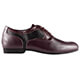 Tangolera 501 Prugna Rettile Italian Men's Shoes - Model TB501PRbrwnx2p2 Modern Oxford Plum Nappa with snake pattern Shoes with shock-absorbing heels on height 2.2