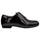 Tangolera 503 Vernice Nero Narrow Italian Men Shoes Model TBAVnNr503bkx2 format full black shiny patent whole cut uppers with 6 lace holes on heel 2.2