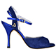 Tangolera Camoscio Bluette - Italian Women Shoes model TBA2c-blux9, Heel 9