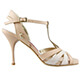 Tangolera Nappa Skin Cangiante - Italian Women's Shoes Model TBA32nsk-bjcgx9, Nude Pearl Beige Nappa/Suede combo, T-strap sandals, Double padding insoles, Heel 9 (also available HEEL 7)
