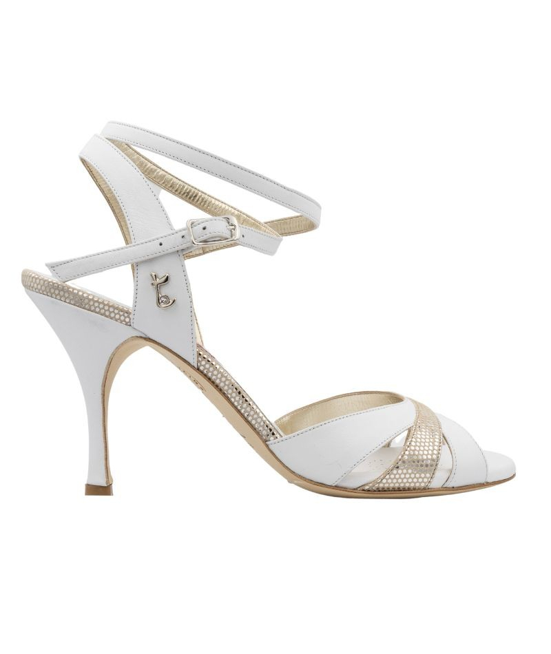 A6CL Bianco argento heel 8 cm