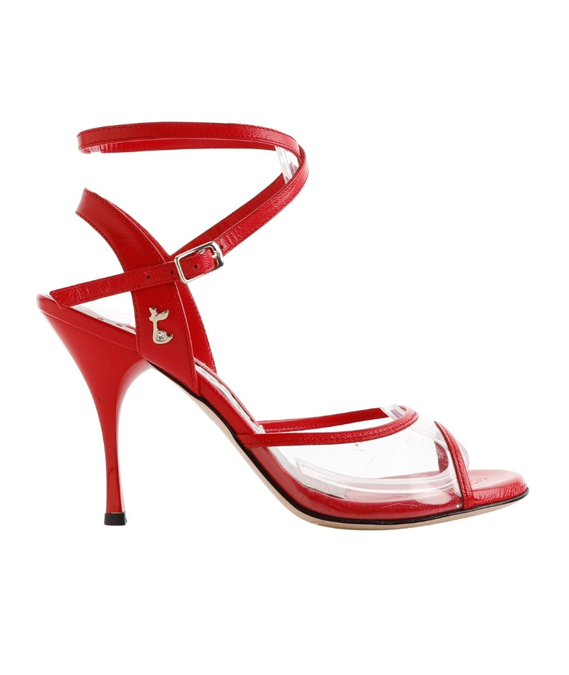 A1CL Rosso Plex Heel 9 cm