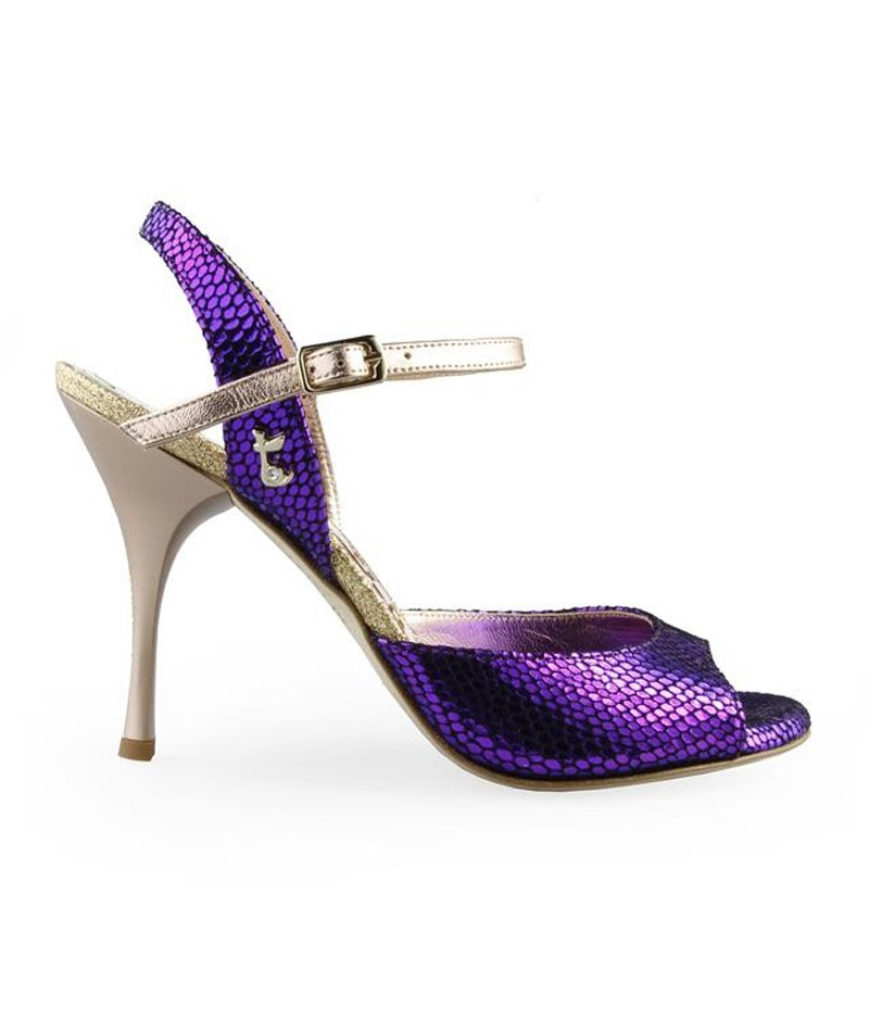 A1 Pitoncino Purple heel 8 cm