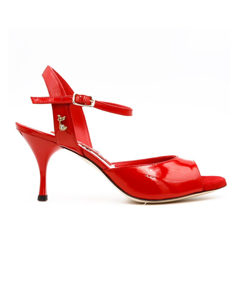 A1 Vernice Rossa heel 7 cm