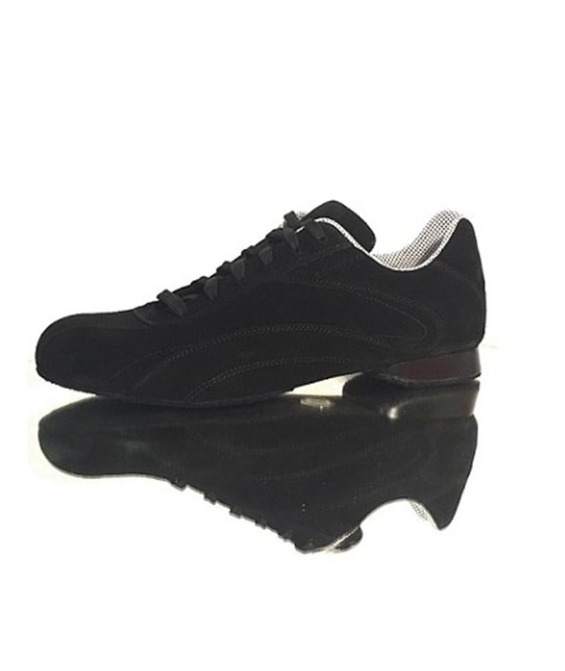 Schizzo Sneakers Nero Camoscio