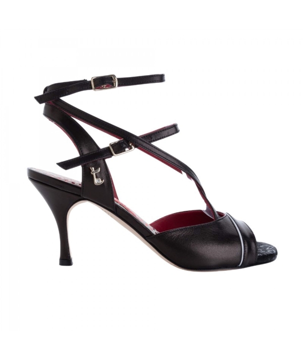 Tangolera - Pantofi - Mia • A50 Nero Heel 7 cm - imagine