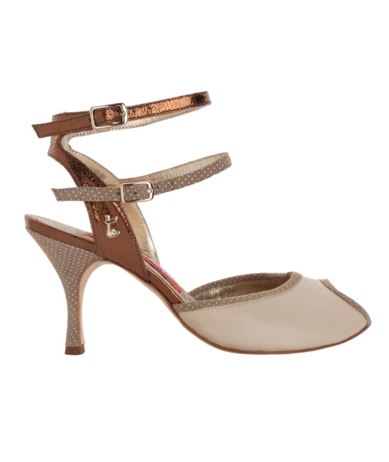 Tangolera - Shoes - Miriam • Panna Pois Heel 7 cm - image