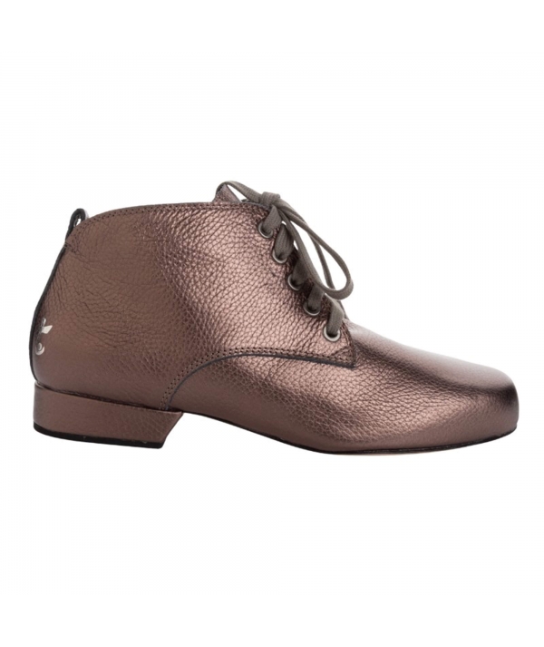 Tangolera - Scarpe - Evita • Stivaletto Donna Scarponcino Bronzo Heel 2 cm - immagine