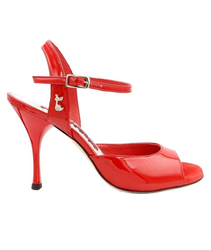 A1 Vernice Rossa heel 9 cm