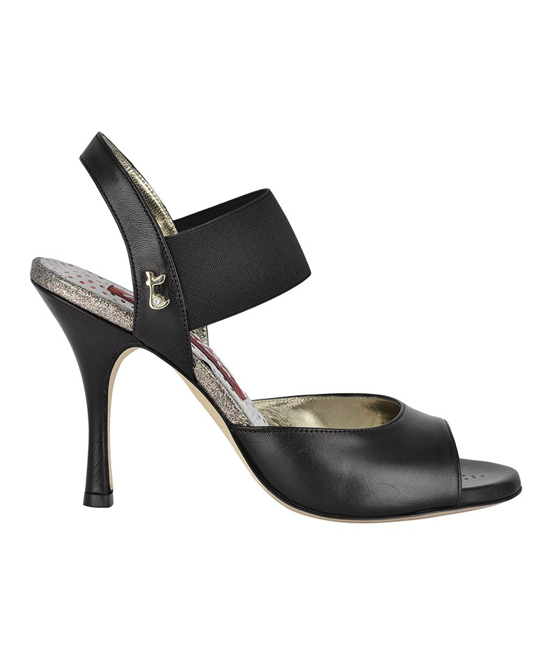 E1 Black heel 9 cm