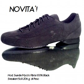 Schizzo Tacco Sneakers Microfibra Nero | SznkMbkx1p8